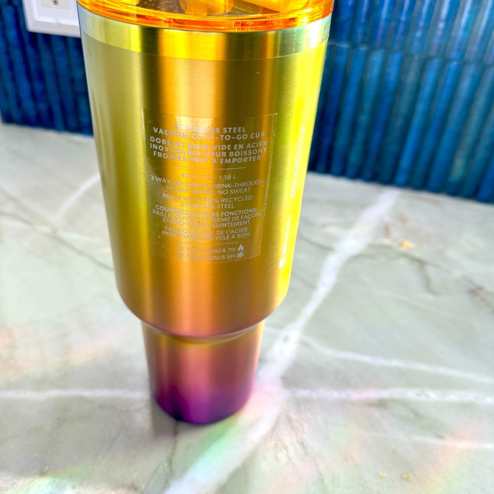 Starbucks/Stanley Collab. Sunset gradient.